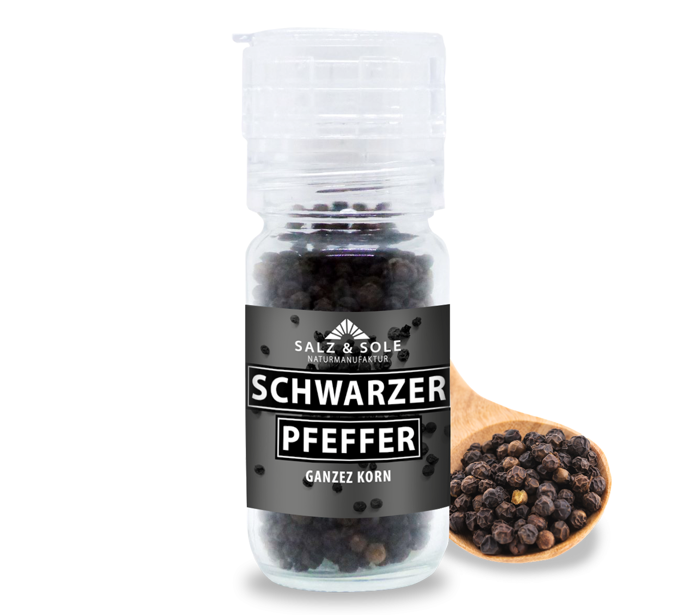 Bio Schwarzer Pfeffer in der Mühle 45g