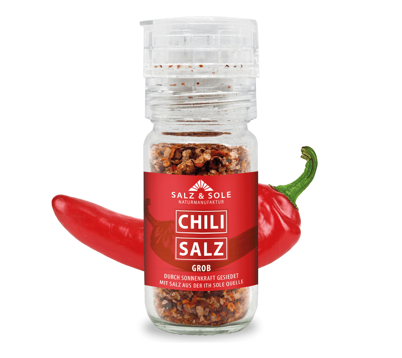 Bio Chilisalz in der Mühle 55g